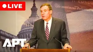 LIVE | Sen. Mark Warner Speaks on Election Security After FBI Raid | APT