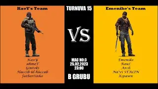 15.Turnuva - 3.Ma&ccedil; - 1.Yarı - KavY's Team vs Emenike's Team