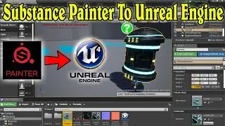 Substance Painter to Unreal Engine 4 workflow - Import PBR Textures