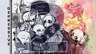 Comic Depressive Reaction - 2/2 - UT depressive Ink AU