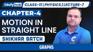 Class 11 Physics | Motion in Straight Line Lecture-7 | Graphs | SHIKHAR