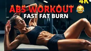 Abs Workout Routine | Gym Girl Intense Core Training | Fast Fat Burn