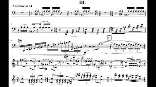 Ahmed Adnan Saygun - Cello concerto op. 74, 1987 sheet + audio