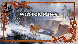 Finnish Spitz's Treacherous Christmas Walk