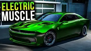 MUSCLE EV: Электрический Dodge Charger Daytona SRT!