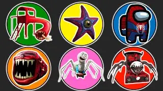 Spin Wheel Monster Gorka, Starro, Among Us Spiderman, Train Eater, Thomas Lipan, Choo Choo Charles