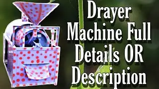 Puffed Rice Dryer Machine,How to Prosess Murmura Rice, How to use Muri Machine!!