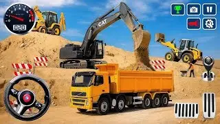 Railroad Builder Simulator 3D - Highway Excavator Construction JCB - Android GamePlay
