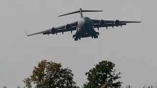 ✈Страшный красавец - Boeing C-17A Globemaster III / United Arab Emirates - Air Force / Внуково 2020