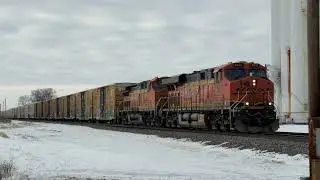BNSF 6616 608 8014 Smithshire, IL 12-8-25