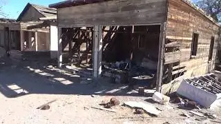 Vidal CA Abandoned Gas Stop Truck Repair Station Home & Shop + Cellar