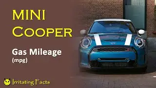 2022 MINI Cooper gas mileage (mpg)