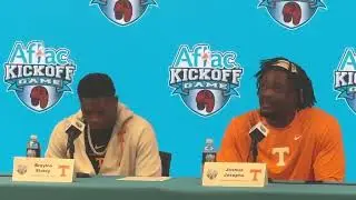 POSTGAME: Tennessee WR Braylon Staley & DL Joshua Josephs REACT to Vols' Win Over Syracuse