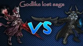 【Lost saga 1v1】Dark knight Vs Death knight (Evolution)