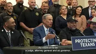 Governor Abbot in El Paso with Border & Law Enforcement