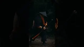 Fire Katana Unsheathed Style #shorts #firekatana