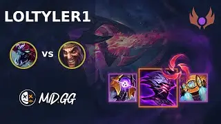 MID.GG: [ loltyler1 ] Cho'Gath BOT vs Draven | NA MASTER | LOL Season 2025