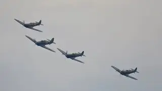 Sea Hurricane & Spitfires - Shuttleworth May Evening Airshow 2019