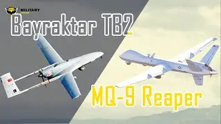 MQ 9 Reaper vs Bayraktar TB2 |The Most Feared Drones in Modern Combat