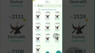 Catching Darkrai in Pokemon GO #shorts