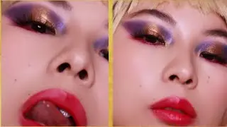 Miley Cyrus Midnight Sky Inspired 80's Grungy Glam Asian Hooded Eyes|Tess Chung