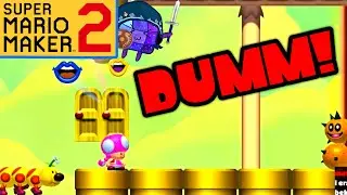 Das DÜMMSTE Level! Super Mario Maker 2 Expert 17000+ Clears #719