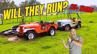FIRST START in 25+ Years! Can We Save Dad's Abandoned Jeeps?