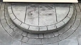 Pattern Imprinted Concrete Driveway, Fleetwood, Lancashire - Northern Cobblestone