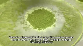 Screen Matcha Powder By Ultrasonic Vibrating Screen#matcha #screenmachine #ultrasonicvibratingscreen