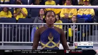 Sierra Brooks Near Perfect Bars Michigan vs Oklahoma 2023 9.975