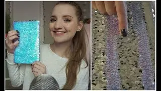 [ASMR] The Most Tingly Sequin Journal - Whispers, Writing & Lots of Crunchy Sounds!