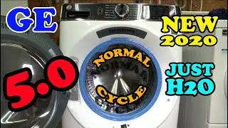 GE Front Load Washer 2020   GFW850SSNWW NORMAL CYCLE JUST WATER