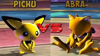 Pokemon battle revolution - Pichu vs Abra