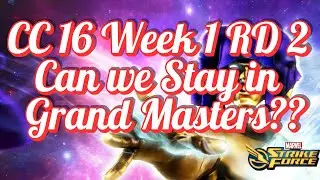 MSF-COSMIC CRUCIBLE (CC16) WEEK 1 RD 2-IM BACK!!!!-CAN WE STAY IN GRAND MASTERS?-MARVEL STRIKE FORCE