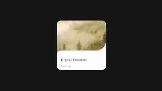 Pure CSS Card Animation with Image