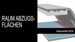 Raum Abzugsflächen mit Vectorworks