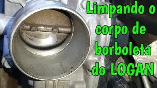 Limpando o corpo de borboleta do LOGAN 2017