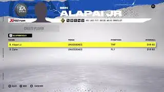 NHL 22 Team Creation