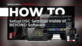 Как настроить OSC Settings (параметры OSC) в программе BEYOND