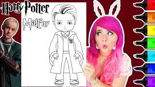 Coloring Draco Malfoy Harry Potter Coloring Page | Ohuhu Art Markers