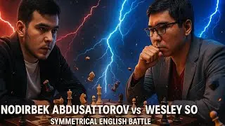 Nodirbek Abdusattorov vs Wesley So ❗ SuperUnited Blitz Croatia 2025 ❗ Symmetrical English Battle‼️