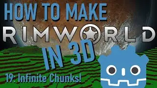 How to make large voxel terrain in Godot