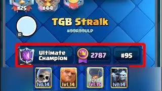 GIANT BALLOON FREEZE BEST DECK IN Clash Royale TGB Stra1k