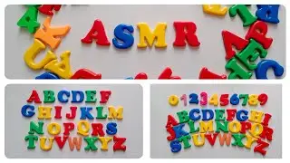 Satisfying magnetic alphabet ASMR video | Magnetic alphabet asmr #asmr #satisfying #magneticasmr