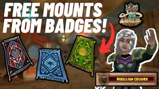 Wizard101| Получите этих БЕСПЛАТНЫХ ездовых животных от Badges!