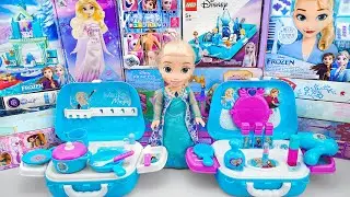 Unboxing Disney Frozen Toy Series | Elsa's Magic Kitchen Toy and Sparkle Makeup Toy | Elsa Doll Toys