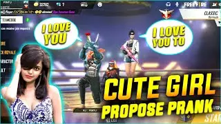 😍 ONE CUTE GIRL PROPOSE PRANK VIDEO | FREE FIRE PROPOSAL PRANK VIDEO | FREE FIRE LOVE PRANK VIDEO