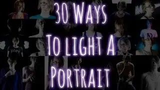30 Ways To Light A Portrait Using A Black Background