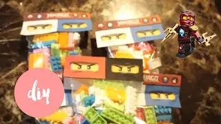 Ninjago party favor DIY