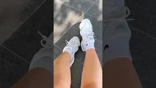New Balance 9060 Triple White Trainers #newbalance #shoes #shorts #comfortandstyle